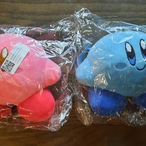 Pink & Blue 20th Anniversary Kirby Plush (Nintendo Japan Release by 5K Japan)